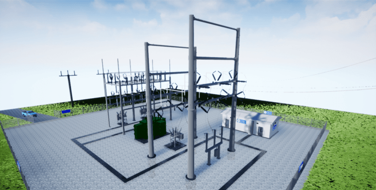 Substation-Yard-3D-View